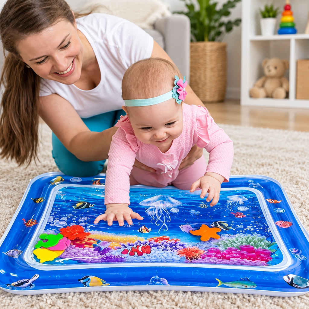 Tapete Aquático Sensorial para Bebês